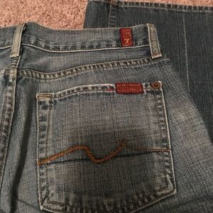 7 for all Mankind Jeans- size 27- flare leg